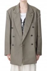 Multi Fabric Double Over Jacket -KHAKI(31232115103)