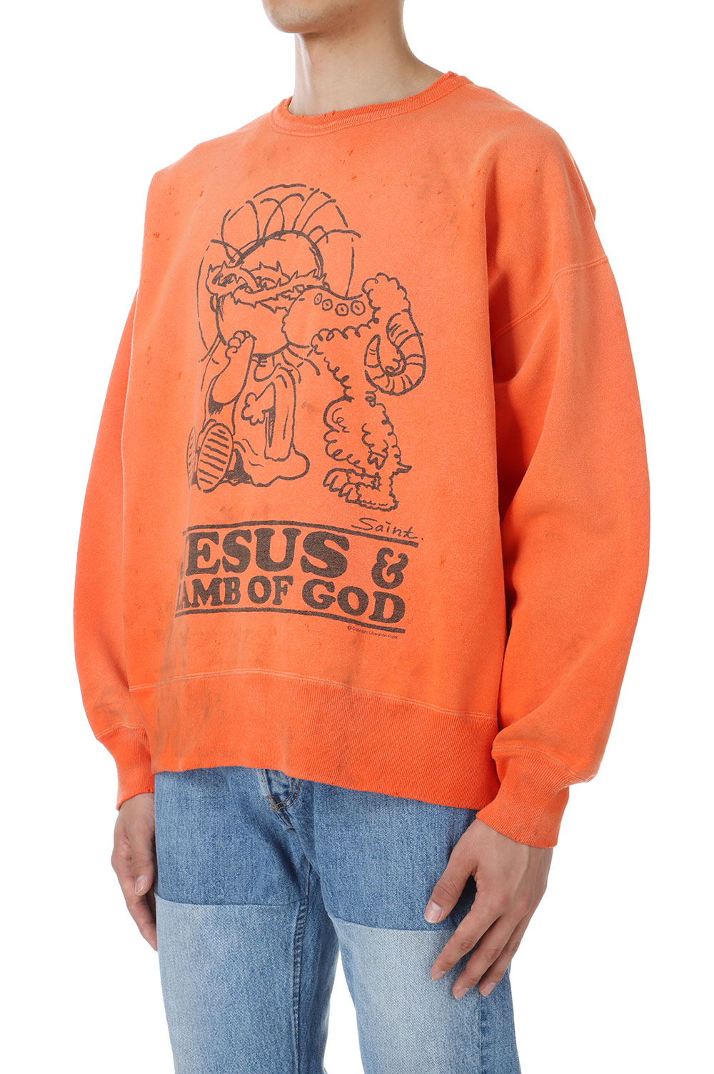 セントマイケル SM-YS8-0000-028 CRW SWEAT/JS & LMB クルー