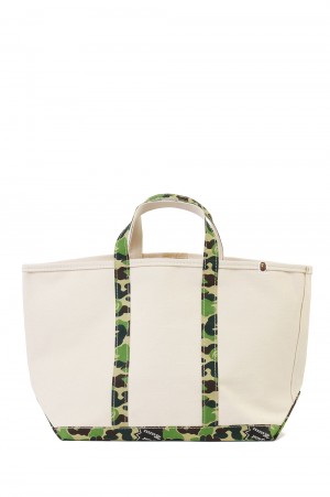 AP_TOTE BAG LARGE / WHITE X CAMO(SM-YS8-0000-C34)