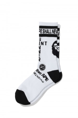 AP_SOCKS APE / WHITE(SM-YS8-0000-C38) | セレクトショップ