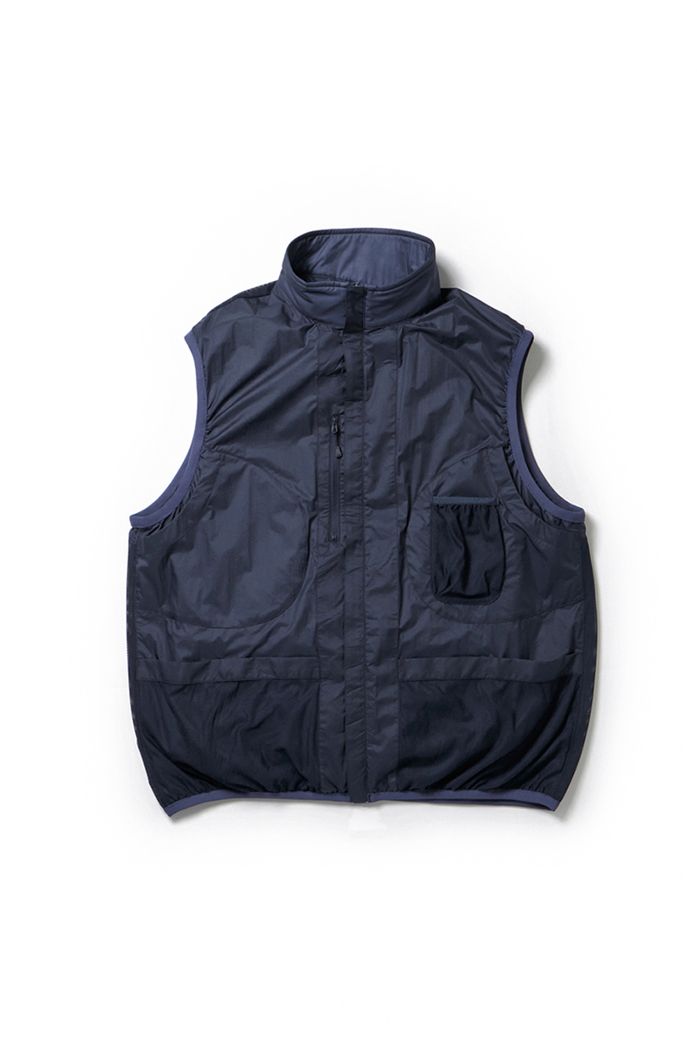新品BRIEFINGPOCKETABLE WIND VEST ネイビーXL