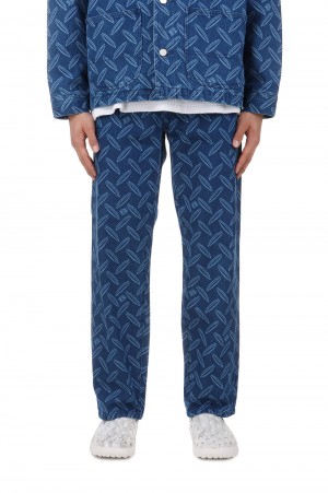 Plate Denim Pant / WASHED BLUE