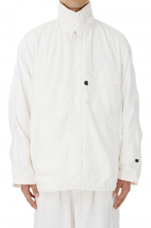 TECH NAVY DECK JACKET - WHITE (BJ-35024)