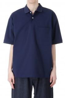 TECH POLO SHIRTS S/S - MID NAVY (BE-37024)