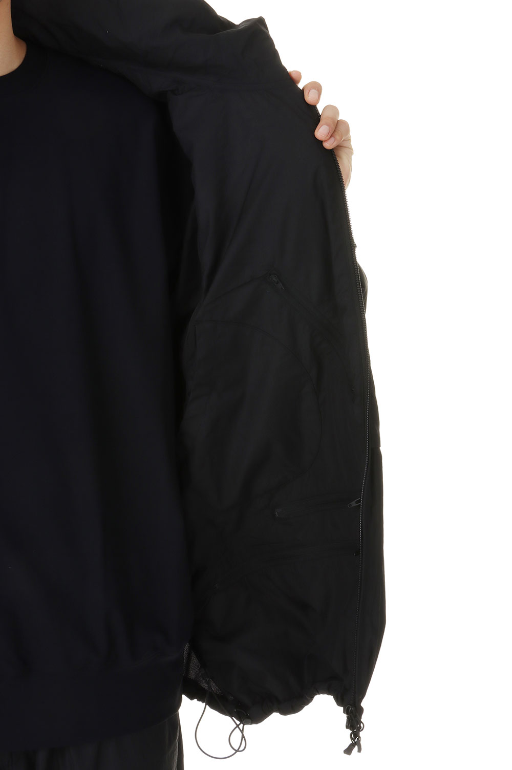 TECH DETACHABLE WINDBREAKER JACKET - BLACK (BJ-50024) | セレクト 