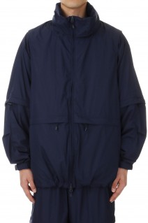 TECH DETACHABLE WINDBREAKER JACKET - MID NAVY (BJ-50024)