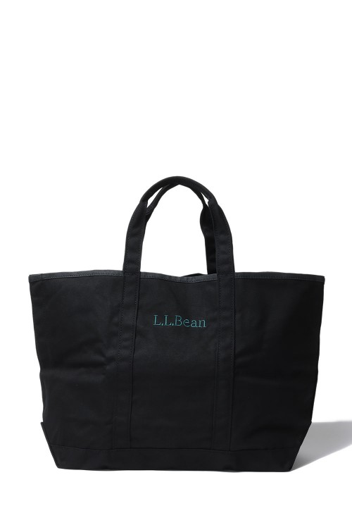 L.L.Bean◇トートバッグ/キャンバス/ブラック/301371 Grocery Tote