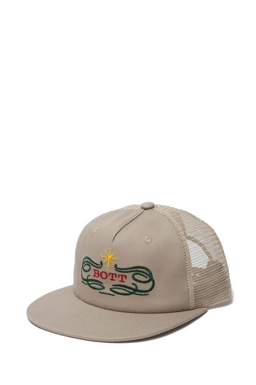 BoTT TYPO TRUCKER CAP ボット キャップ カーキ BoTT TYPO TRUCKER CAP ボット キャップ カーキ - メルカリ