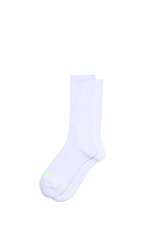 BASIC MID REGULAR RIB SOCKS - WHITE (KSU62340)