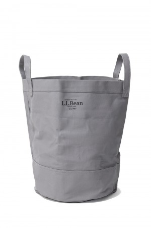 Canvas Laundry Storage Tote - FROST GRAY (507215) | セレクト 