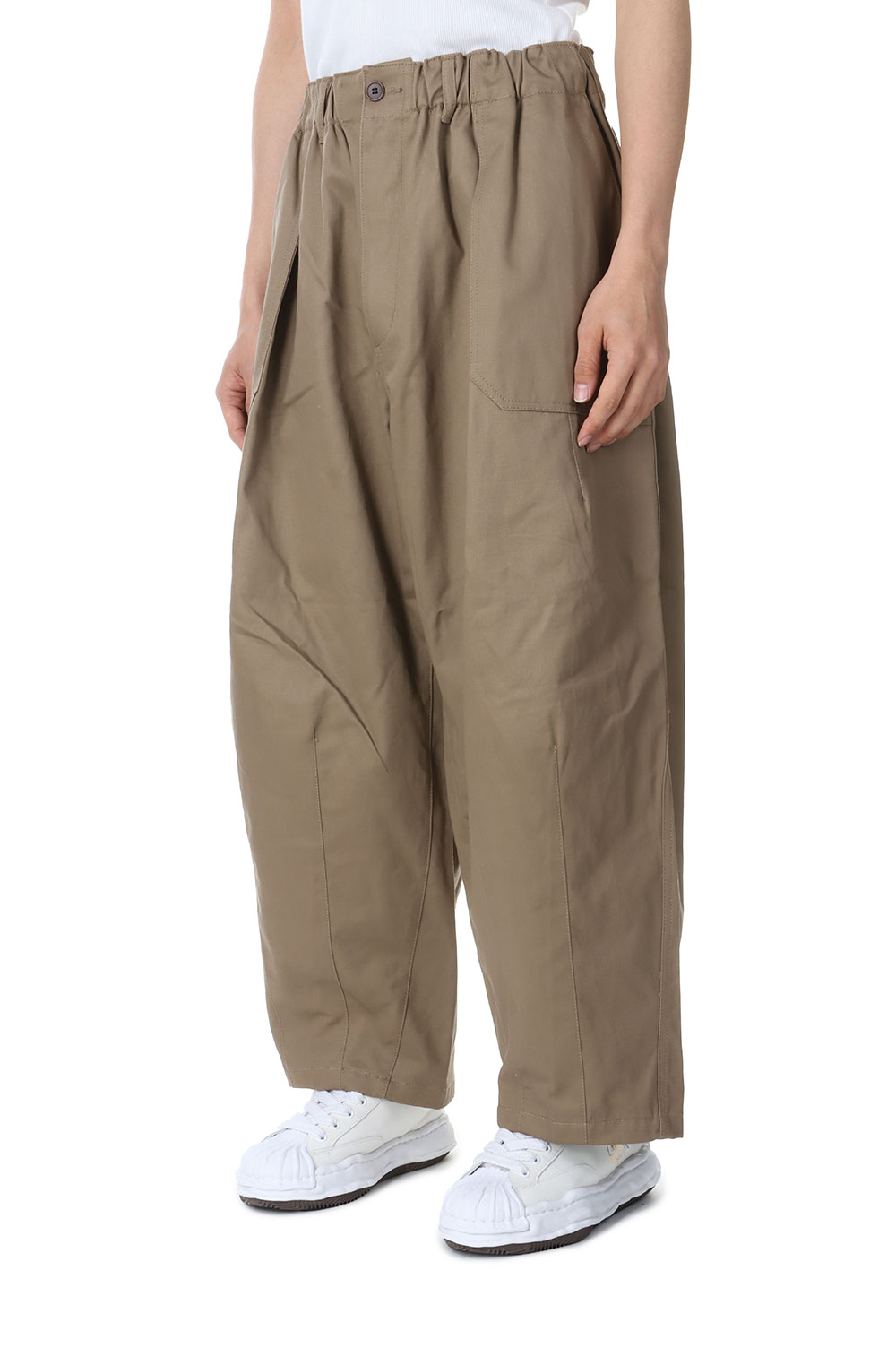 ※即日発送　meer. WRAP BALLOON PANTS（charcoal） MEER☆WRAP BALLOON PANTS/CHARCOAL