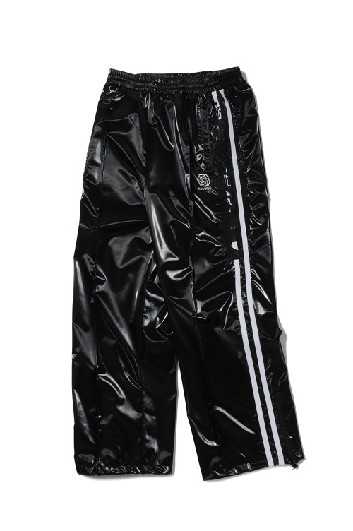 LAMINATE TRACK PANTS(24SS11PT258)-BLACK- | セレクトショップ