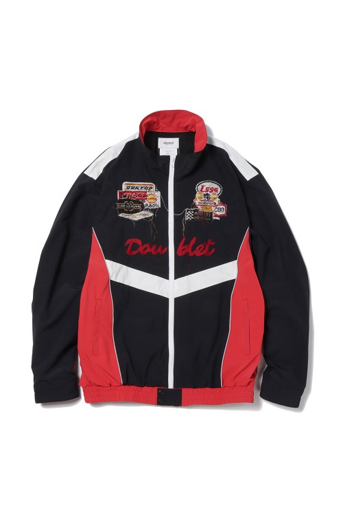 A.I. PATCHES EMBRIDERY TRACK JACKET(24SS06BL183)-BLACK/RED- |  セレクトショップ｜DeepInsideinc.com Store