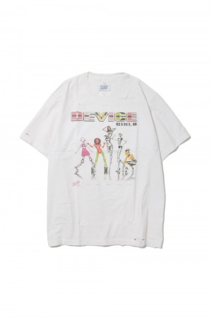 DOUBLET x PZ TODAY DEVICE GIRLS T-SHIRT (24SS31CS312-1) | セレクト 