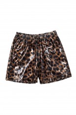 SUMMER FUR SHORT PANTS(24SS13PT270)-LEOPARD-