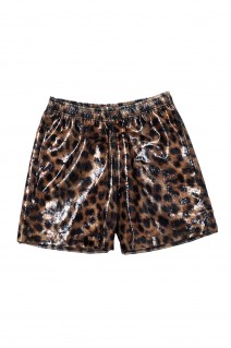 SUMMER FUR SHORT PANTS(24SS13PT270)-LEOPARD-