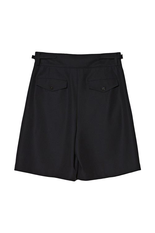 TWO TUCKS WIDE SHORTS / DARK NAVY (IH-24SS-P031-ND) | セレクト