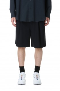 TWO TUCKS WIDE SHORTS / DARK NAVY (IH-24SS-P031-ND)