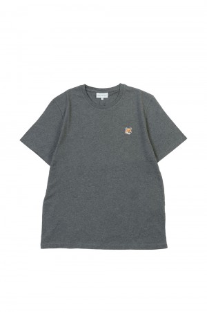 FOX HEAD PATCH REGULAR TEE SHIRT - DARK GREY(LM00104KJ0008)
