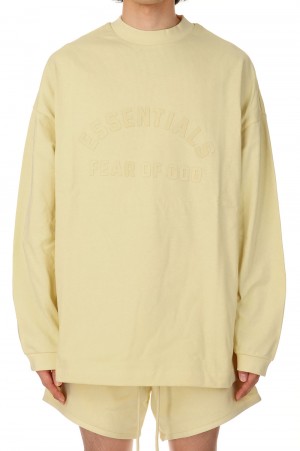 Essential LS TEE  /Garden Yellow(125SP242011F)