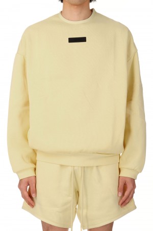 Essentials Crewneck/Garden Yellow(192SP244681F)