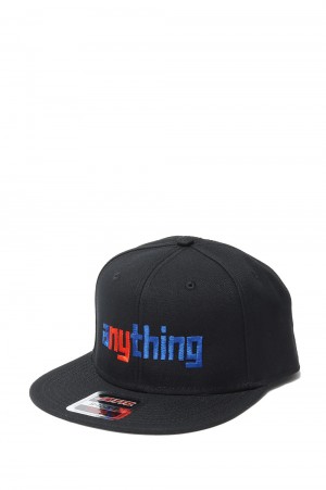 SPEEDBALL LOGO FLAT BRIM / BLACK