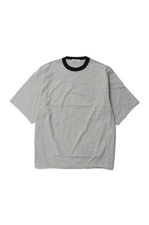 【Undercover】 Random Dirts Border Tee(UP1D4810-2) Tシャツ Random Dirts Border Tee(UP1D4810-2) -WHITE- | セレクト