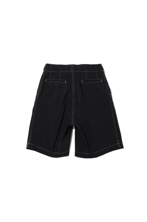 BELTED WIDE LEG SHORTS / BLACK (YK24SS0650P) | セレクト
