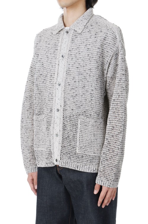 【新品未使用】Mesh Knitted Buttoned Cardigan photo553431_500.jpg