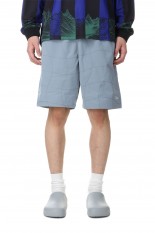 WAVE QUILTED SHORTS(DIMESP2437BLU)-Cloud blue-