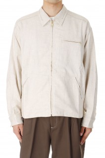 HRMS NATURAL ZIP JACKET / Natural(24SS-MS3-020)