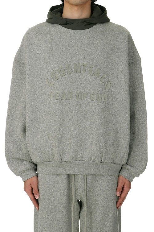 Nylon Fleece Hoodie/Dark Heather(202SP244313F) | セレクト