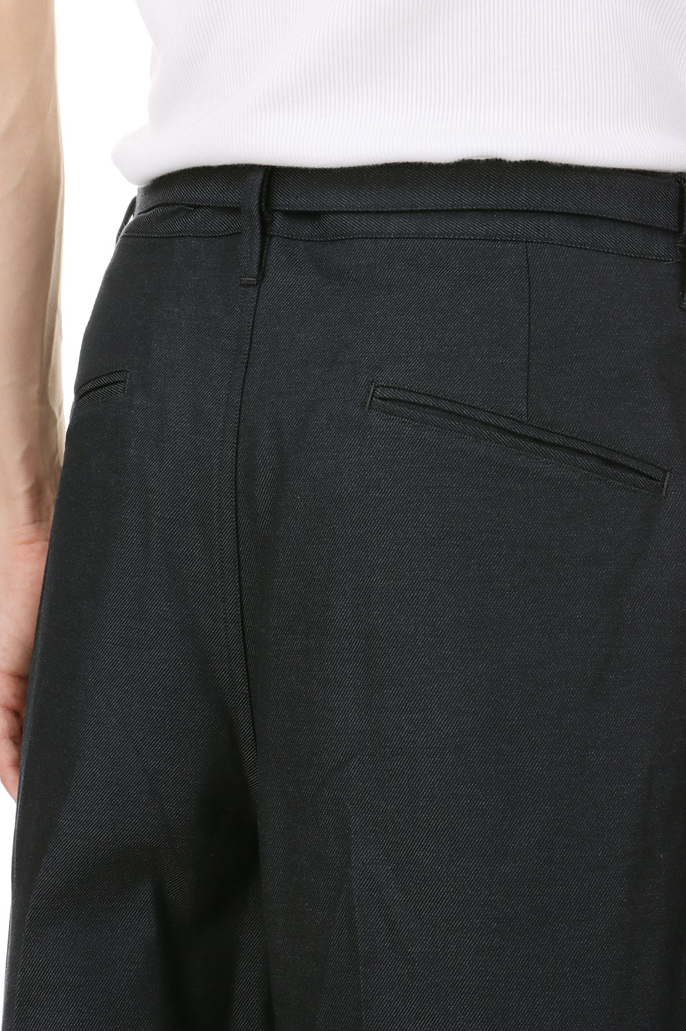 Drill Chambray Belted Trousers(#BHS24S009) | セレクト