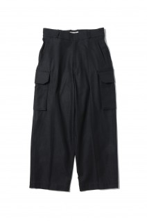 Drill Chambray French Combat Trousers(#BHS24S021Dc)