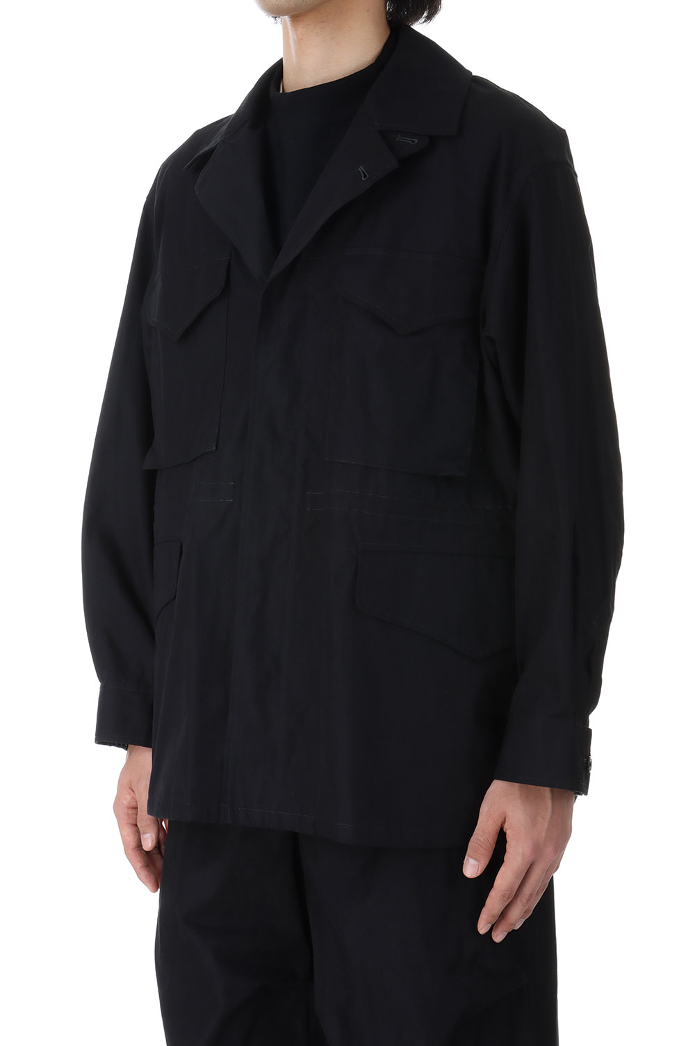 blurhmsROOTSTOCK / C/N Oxford 43 Jacket/ジャケット/3/コットン/bROOTS24S1 C/N Oxford 43 Jacket(#bROOTS24S1)-#02Black- | セレクトショップ