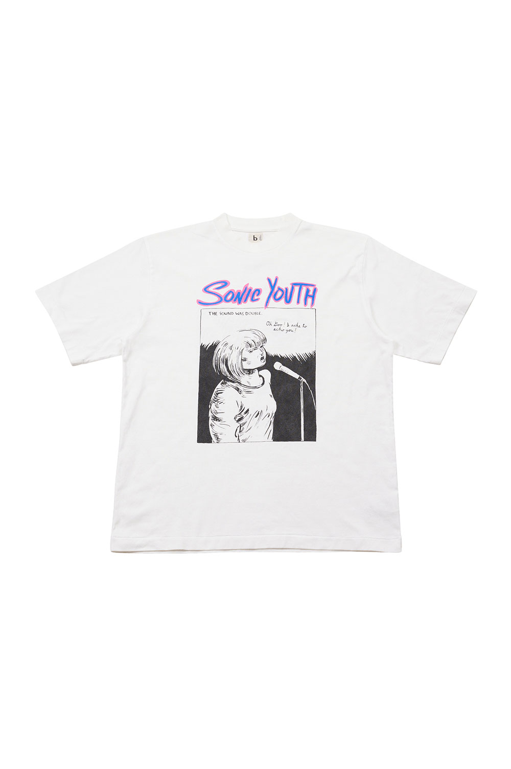 Tシャツ・カットソー s/e/o : 24SS / I LOVE US TEE (IVORY) セール】100％コットン ハート形プリント英文字ロゴTシャツ