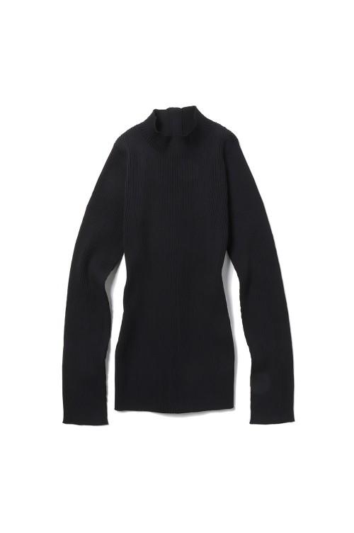 IIROT◆長袖カットソー/2/ポリエステル/BLK/025-024-KT69/Eco-pullover Knit Eco-pullover Knit -Black (025-024-KT69) | セレクトショップ