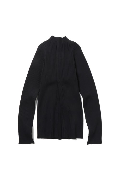IIROT◆長袖カットソー/2/ポリエステル/BLK/025-024-KT69/Eco-pullover Knit Eco-pullover Knit -Black (025-024-KT69) | セレクトショップ