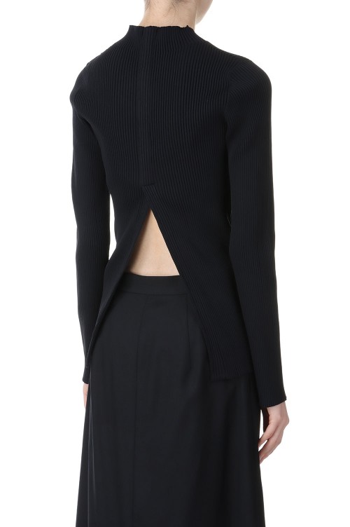 IIROT◆長袖カットソー/2/ポリエステル/BLK/025-024-KT69/Eco-pullover Knit Eco-pullover Knit -Black (025-024-KT69) | セレクトショップ