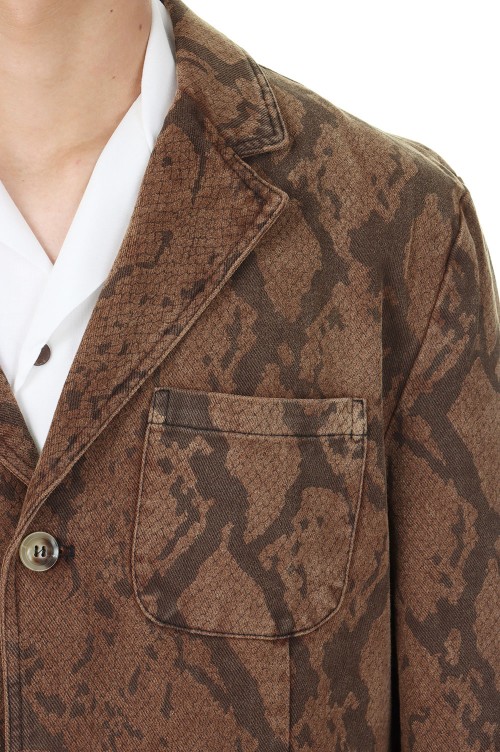 Blazer / Brown AOP | セレクトショップ｜DeepInsideinc.com Store