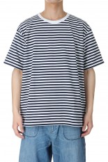 COOLMAX Stripe Jersey Tee - NAVY (SUHS425)