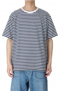COOLMAX Stripe Jersey Tee - NAVY (SUHS425)
