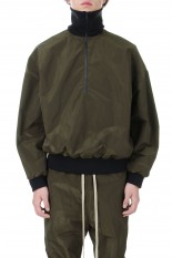 Half Zip High Neck Track Jacket / Mocha（#FG830-210WRP）