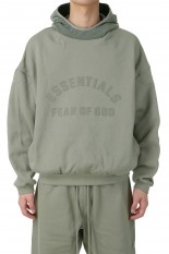 Nylon Fleece Hoodie/Seal(202SP244315F)