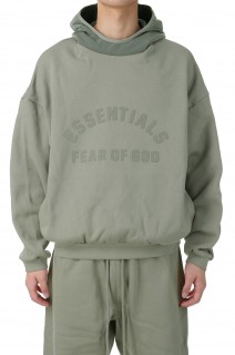 Nylon Fleece Hoodie/Seal(202SP244315F)