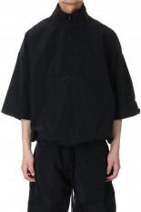 Halfzip Mockneck Shirt/Jet Black(186SP244054F)