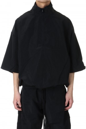 Halfzip Mockneck Shirt/Jet Black(186SP244054F)