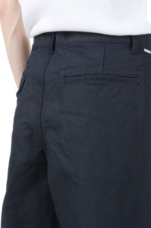 Washi Duck Two Tuck Pants - BLACK (GU241-40154) | セレクト