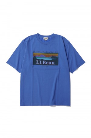 Morrill Short - Sleeve Katahdin Logo Tee - BLUE (4275-6064)