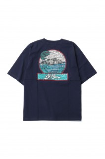 Morrill Short - Sleeve Animal Graphic Tee - NAVY / CAMO (4275-6067)